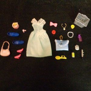 BARBIECORE VINTAGE DRESS & ASSORIES LOT